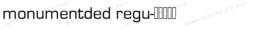 monumentded regu字体转换